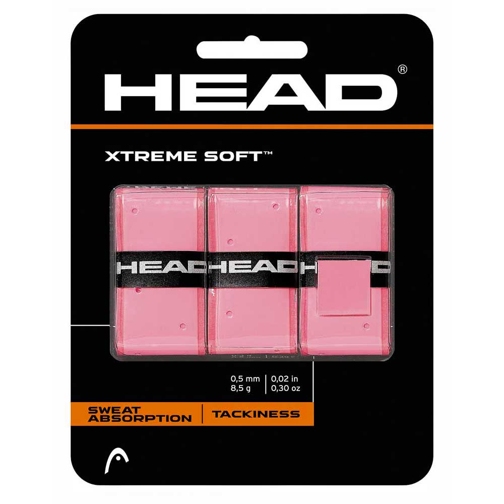 Head Racket Xtreme Soft Tennis/padel/squash Overgrip 3 Units Rose