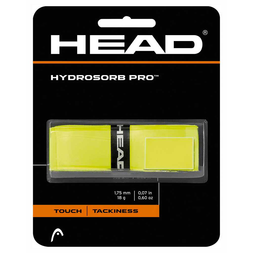 Head Racket Hydrosorb Pro Tennis Grip Jaune