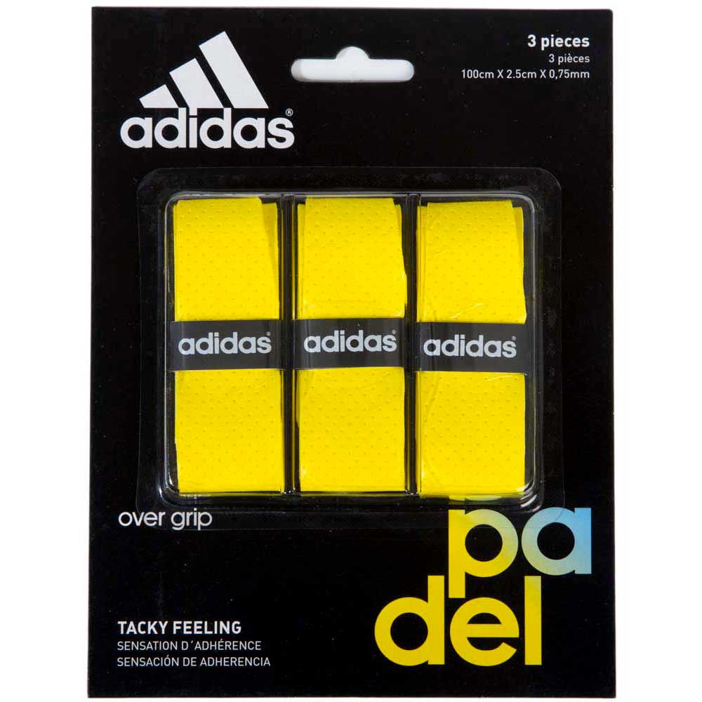 Adidas Padel Surgrip Padel Tacky Feeling 3 Unités One Size Yellow