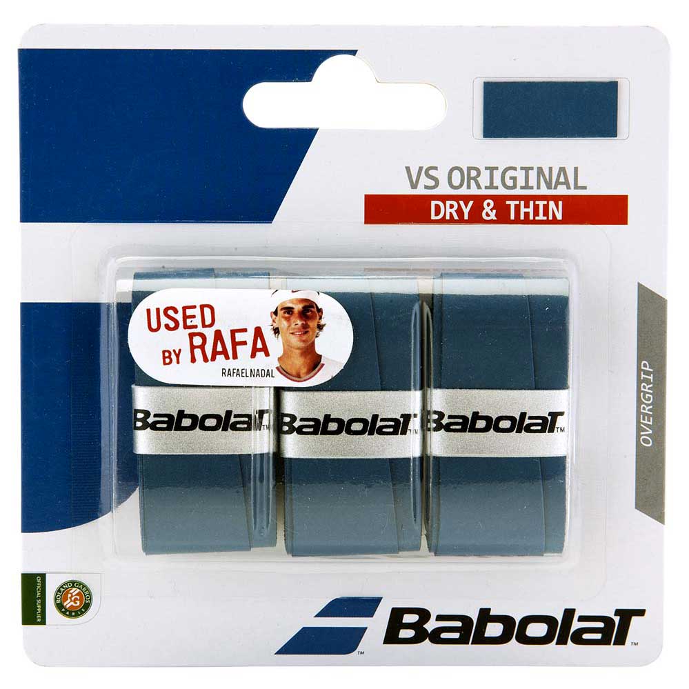 Babolat Vs Original Tennis Overgrip 3 Units Bleu