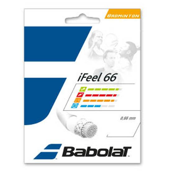 Babolat Corde Simple De Badminton Ifeel 66 10.2 M 0.66 mm White