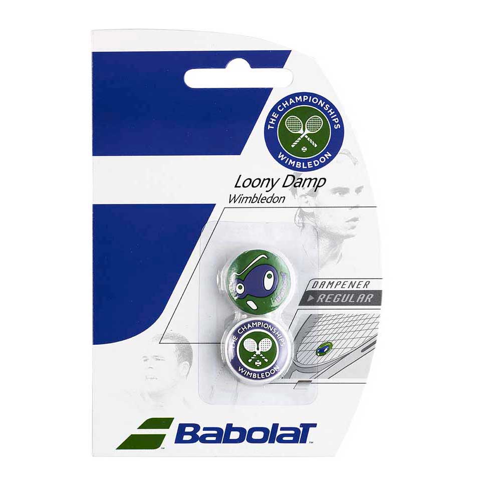 Babolat Amortisseurs De Tennis Loony Wimbledon 2 Unités One Size Green / White