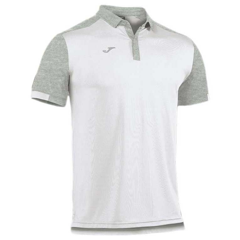Joma Comfort Short Sleeve Polo Shirt Blanc 9-10 Years Homme