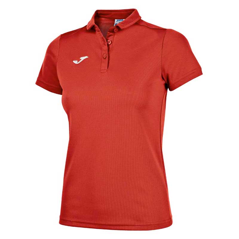 Joma Hobby Short Sleeve Polo Shirt Rouge XL Femme