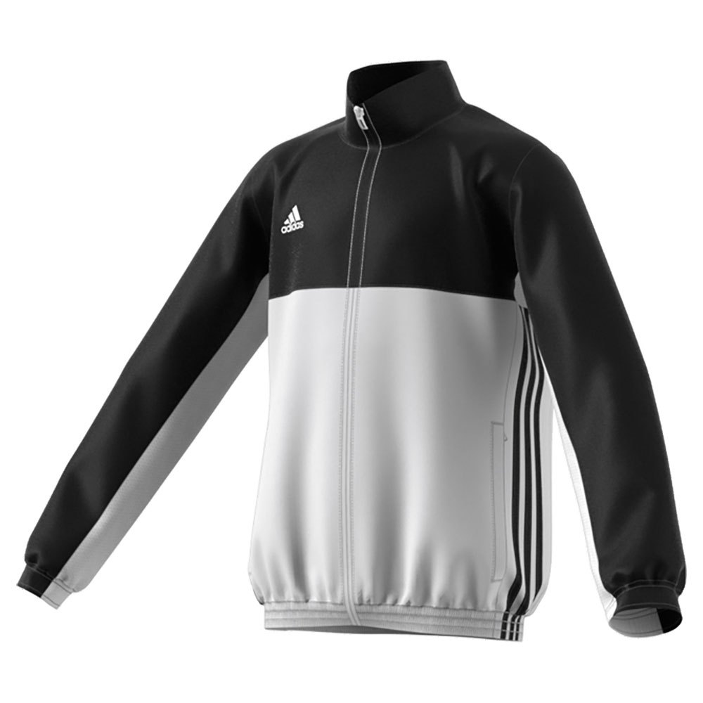 Adidas T16 Team Jacket Blanc,Noir 7-8 Years Garçon