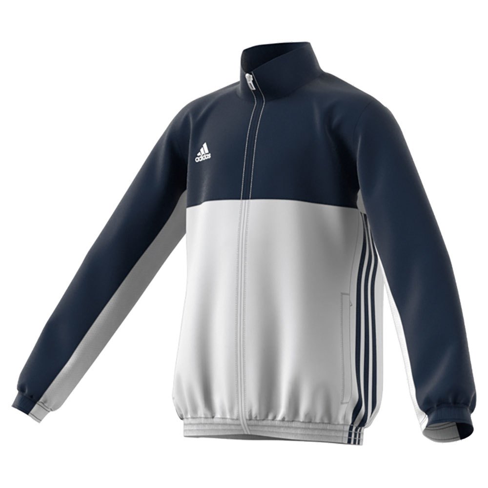 Adidas T16 Team Jacket Blanc,Bleu 7-8 Years Garçon