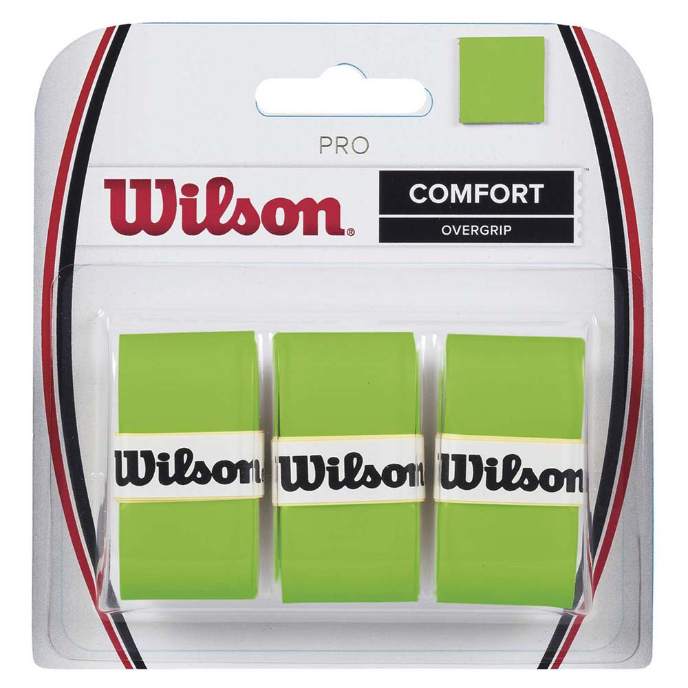 Wilson Pro Tennis Overgrip 3 Units Vert