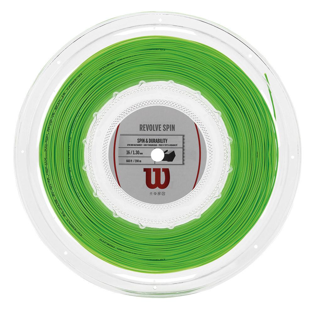 Wilson Cordage Bobine Tennis Revolve Spin 200 M 1.30 mm Green