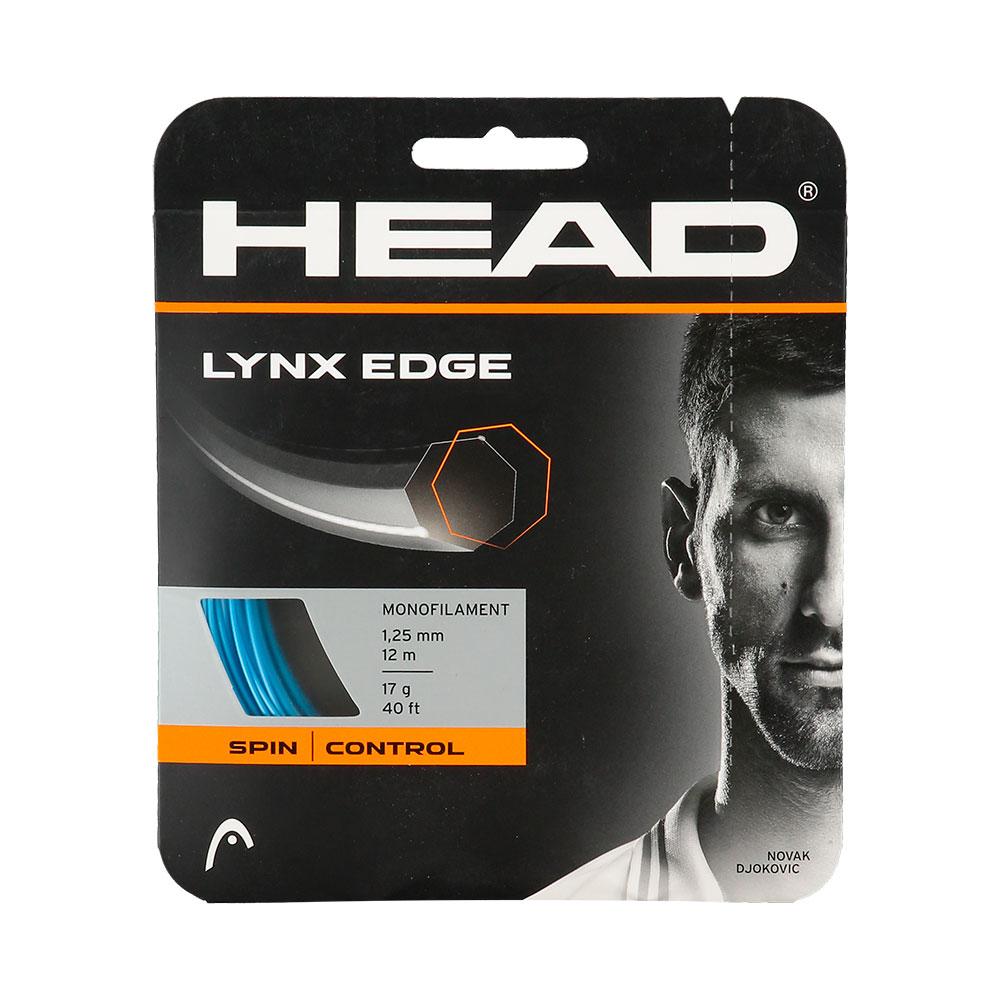 Head Racket Lynx Edge 12 M Tennis Single String Bleu 1.25 mm