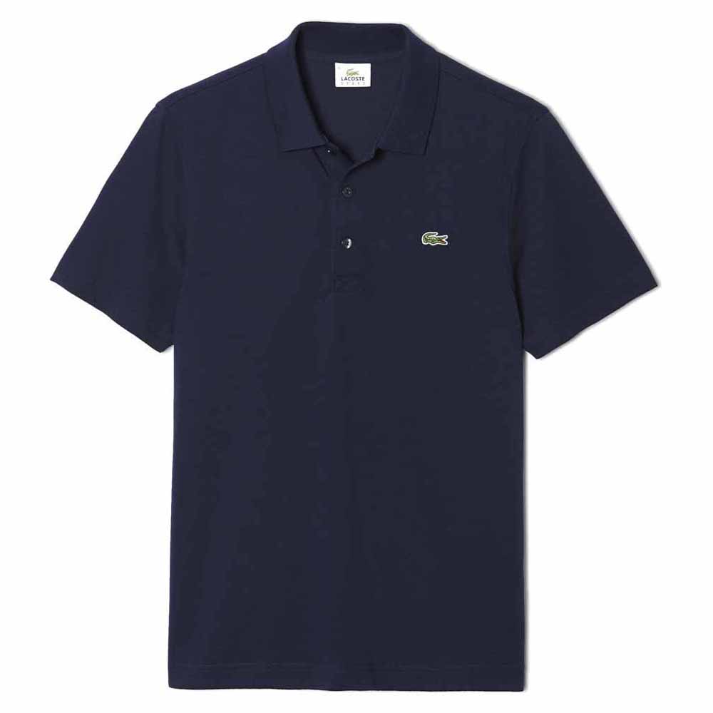 Lacoste Ultraweight Knit Short Sleeve Polo Shirt Bleu XS