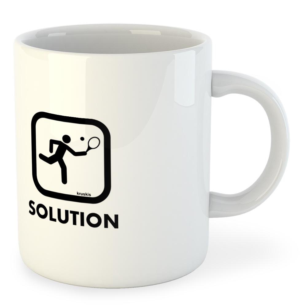 Kruskis Problem Solution Smash Mug 325ml Blanc