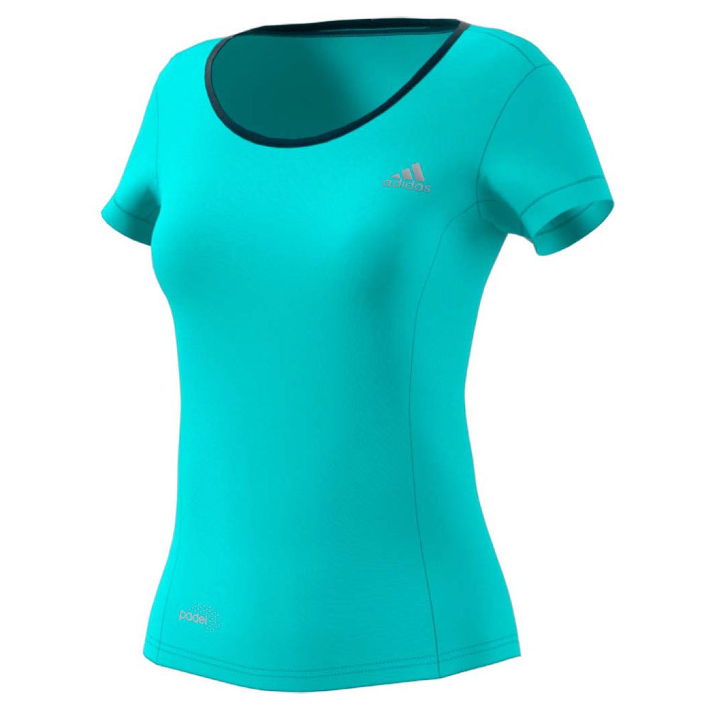 Adidas Court Padel Short Sleeve T-shirt Bleu 2XS Femme