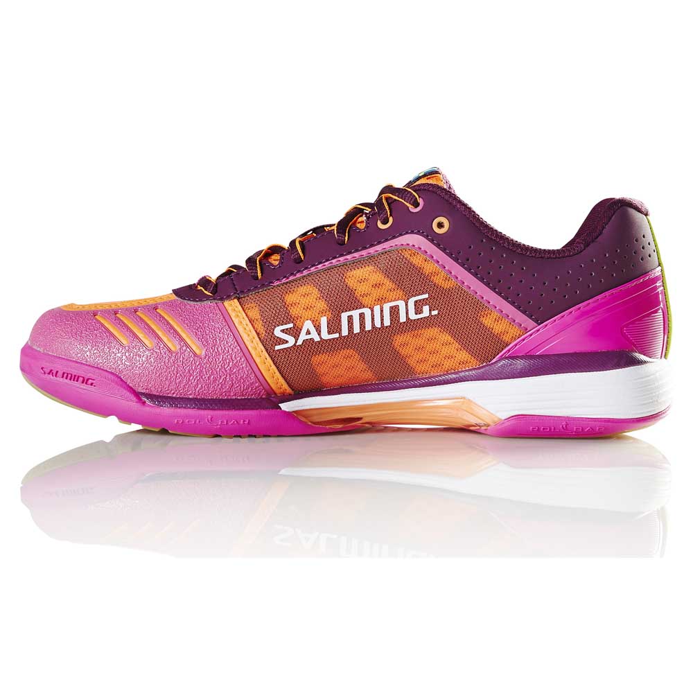 Salming Des Chaussures Viper 4 EU 38 Purple / Orange