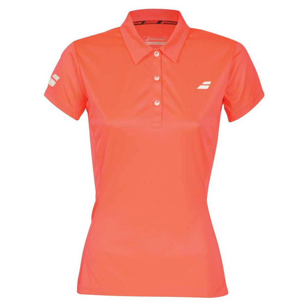Babolat Core Club Short Sleeve Polo Shirt Rouge XL Femme