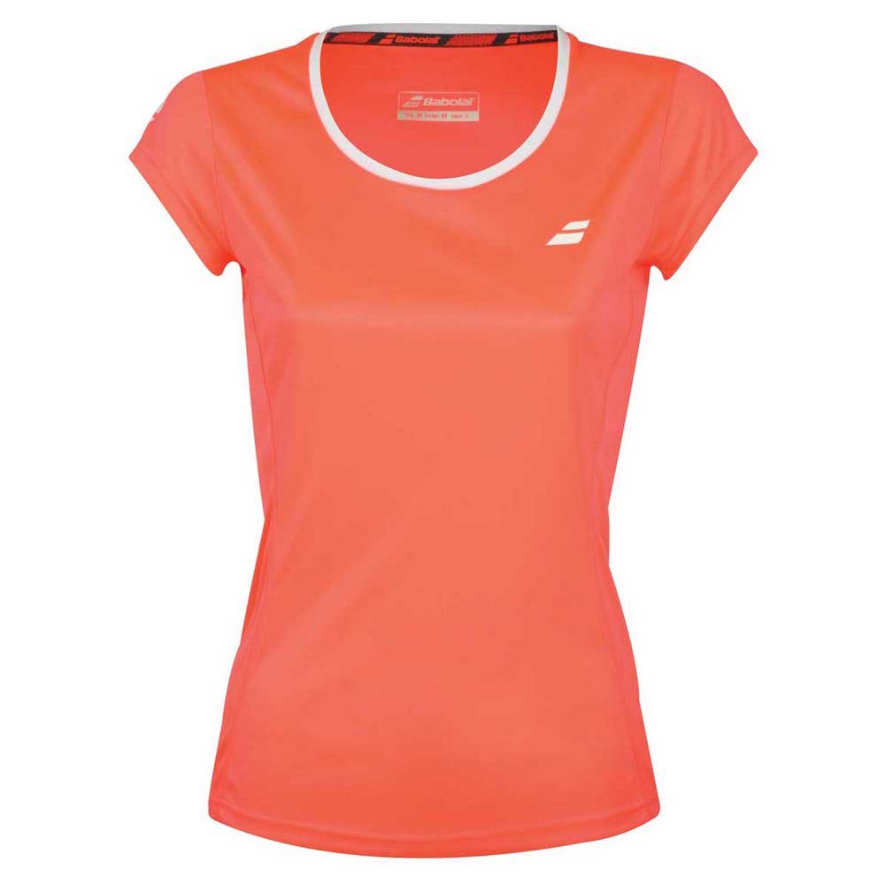 Babolat T-shirt à Manches Courtes Core Flag Club 12-14 Years Fluo Strike