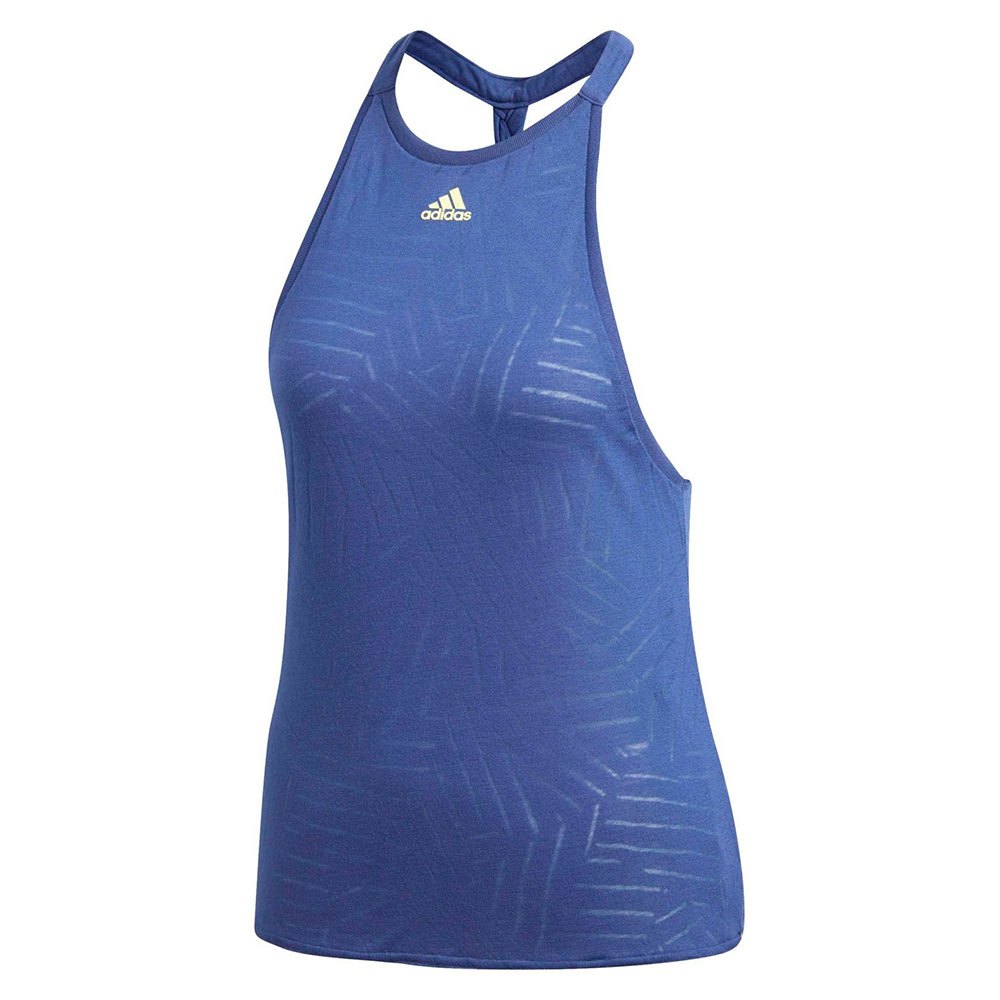 Adidas Melbourne Burnout Sleeveless T-shirt Bleu XL Femme
