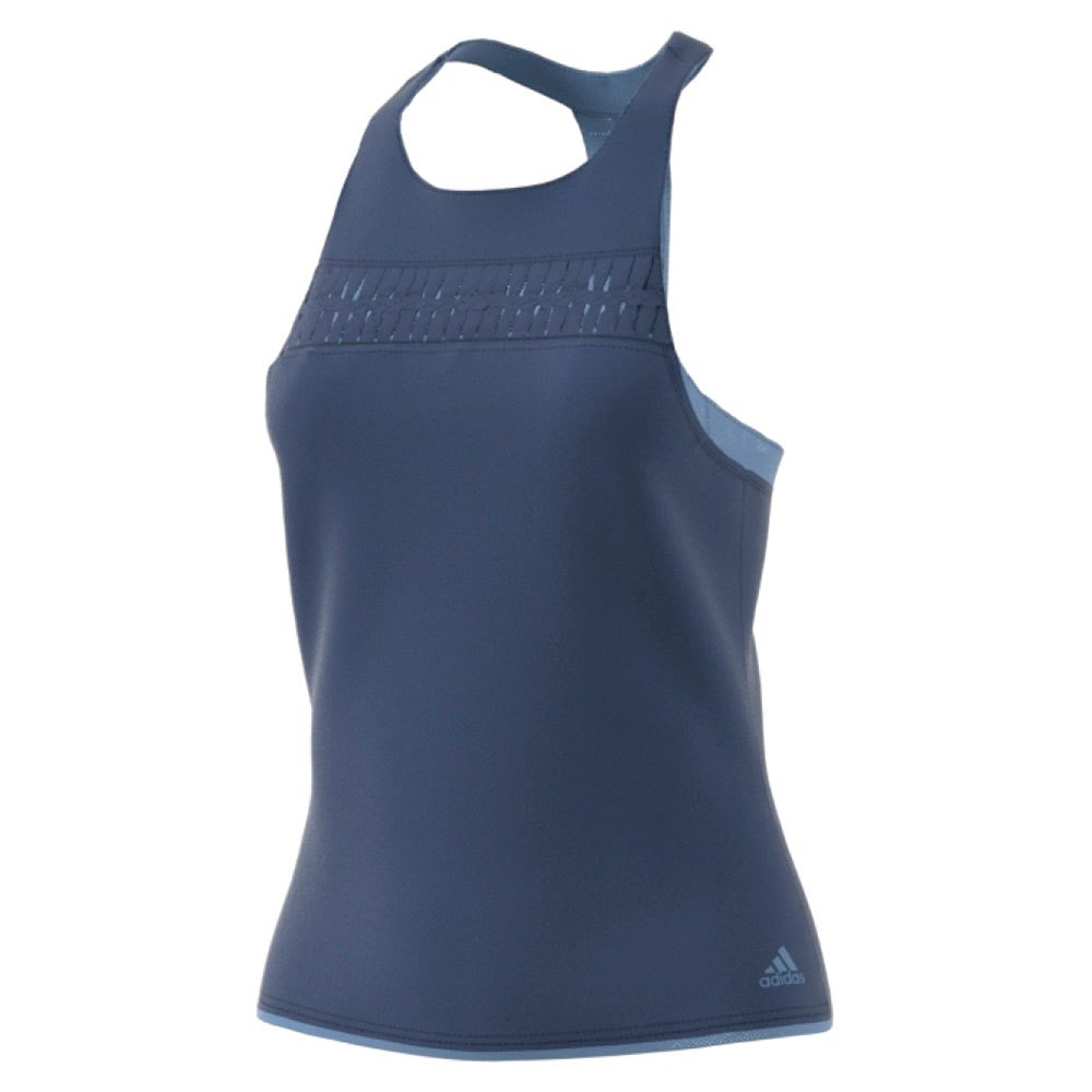 Adidas Melbourne Sleeveless T-shirt Bleu 36 Femme