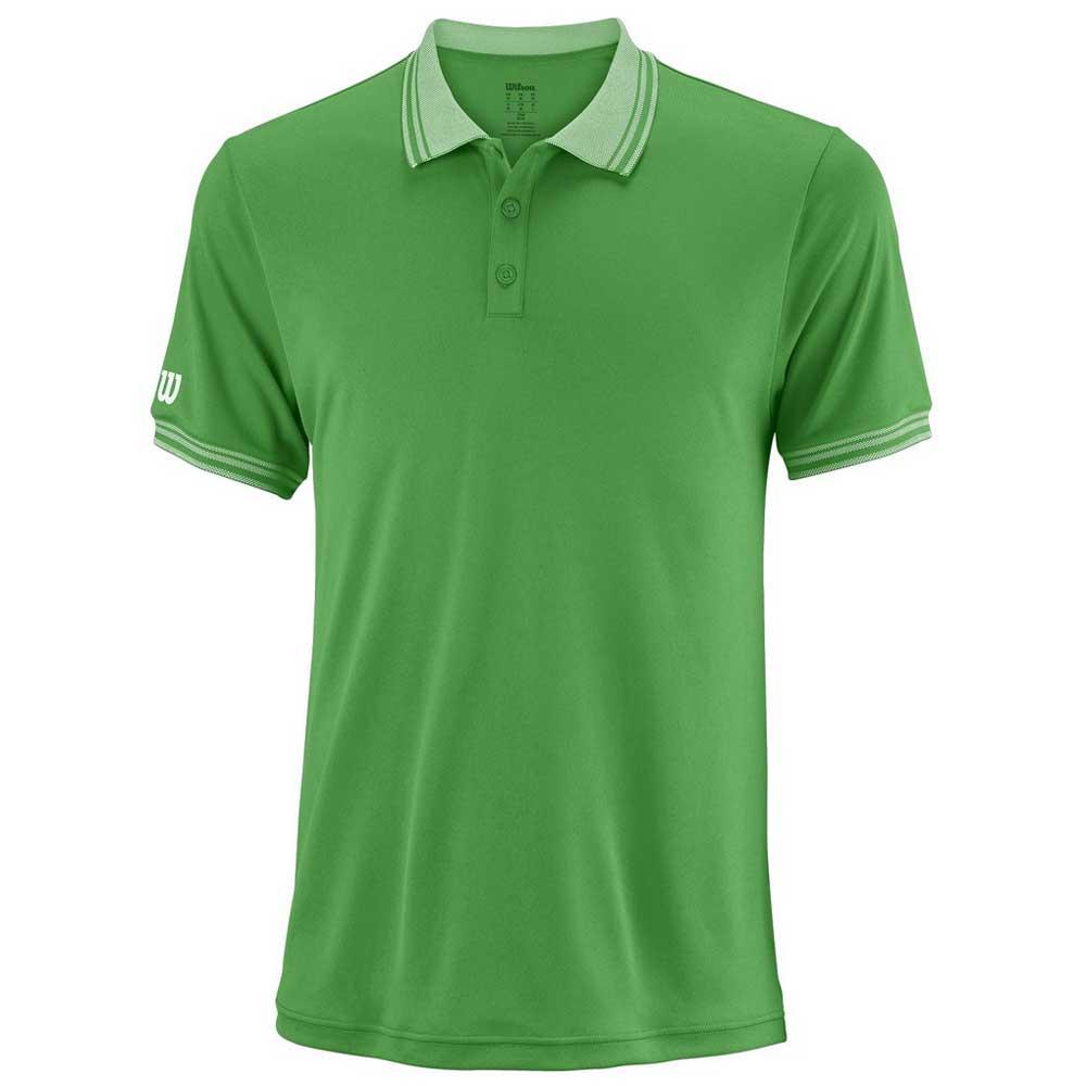 Wilson Team Short Sleeve Polo Shirt Vert S Homme