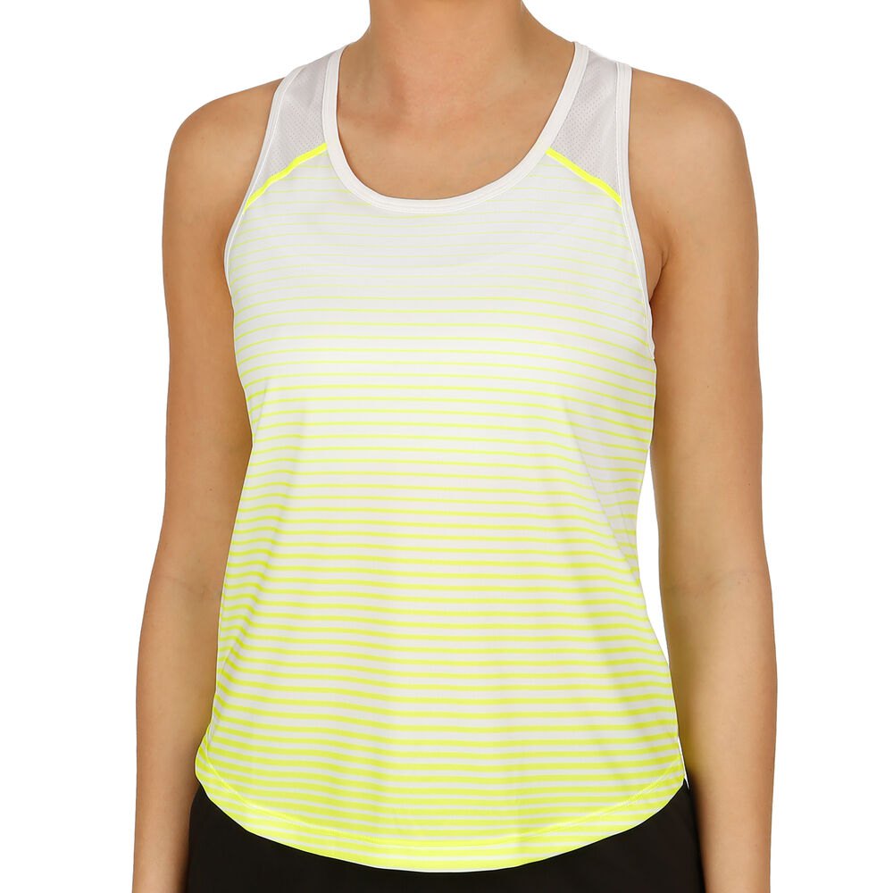 Wilson T-shirt Sans Manches Team Striped XL Safety Yellow / White