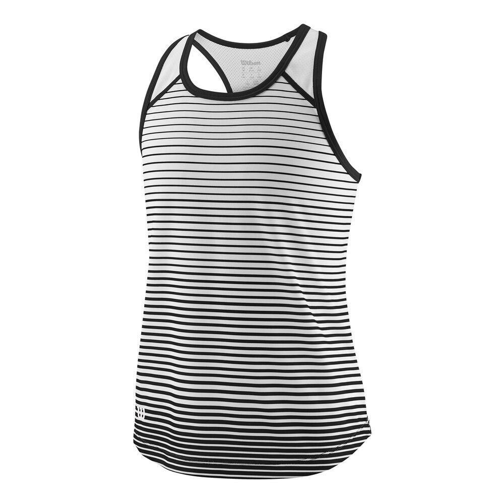 Wilson T-shirt Sans Manches Team Striped XS Black / White