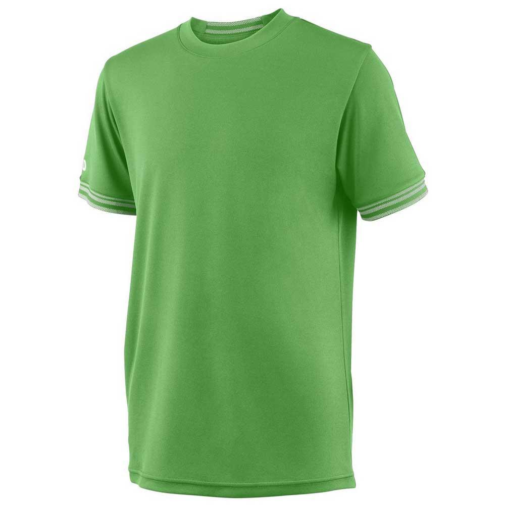 Wilson Team Solid Crew Short Sleeve T-shirt Vert 8 Years Garçon