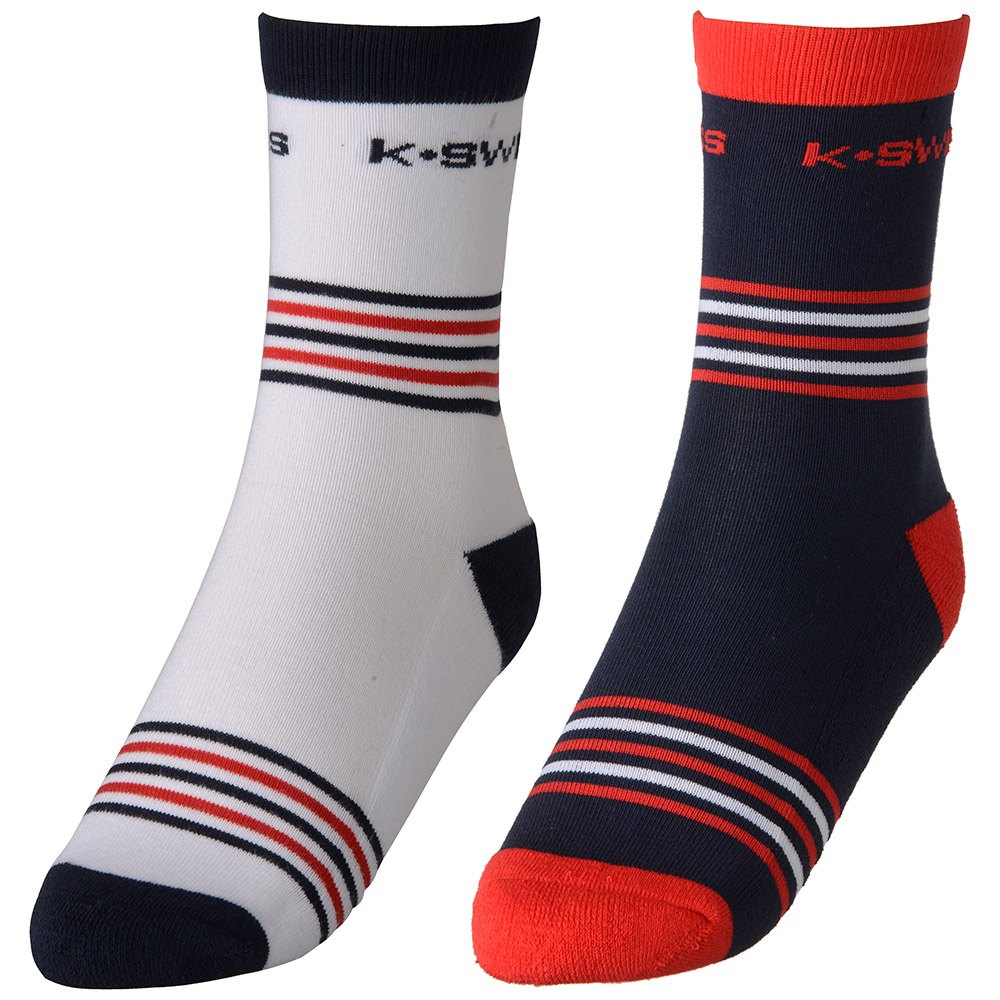 K-swiss Heritage Socks 2 Pairs Multicolore EU 39-42