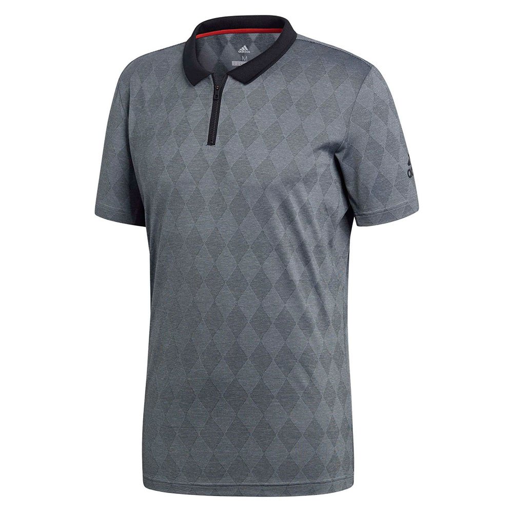 Adidas Barricade Short Sleeve Polo Shirt Gris XS Homme