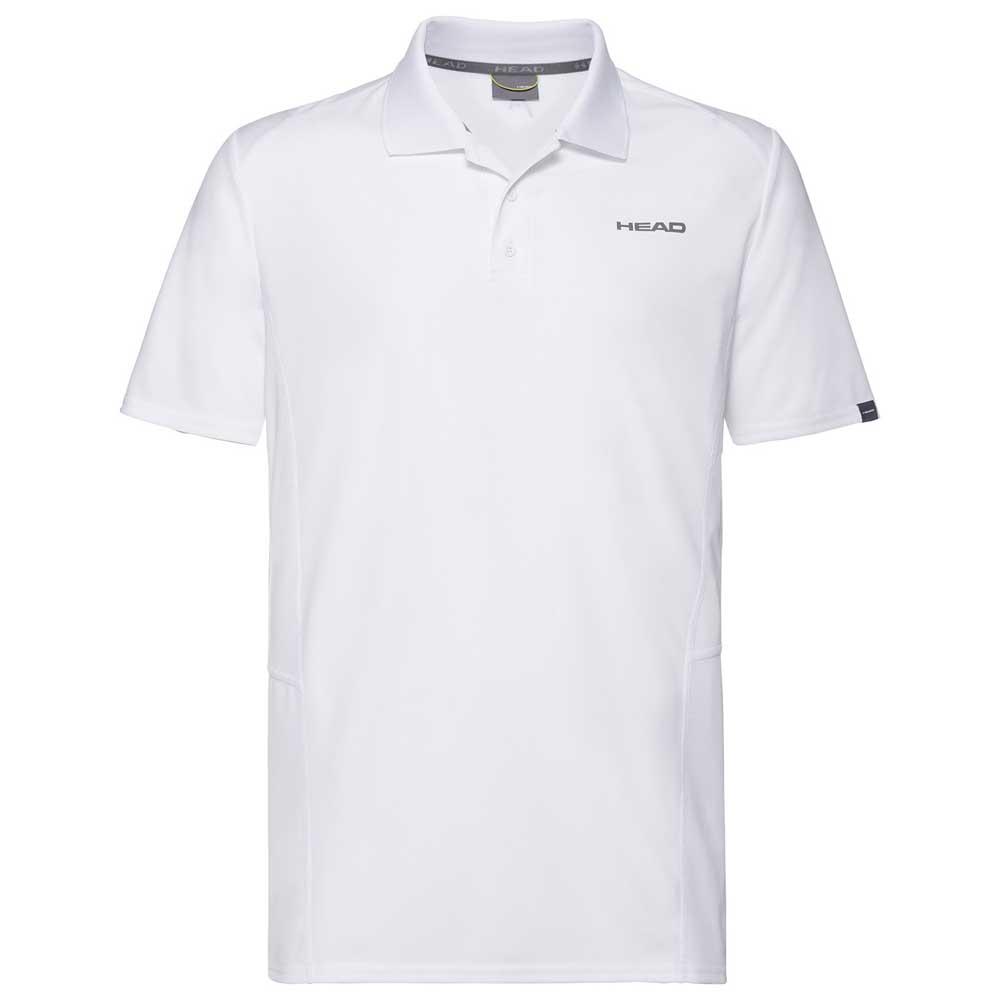 Head Racket Club Tech Short Sleeve Polo Shirt Blanc S Homme