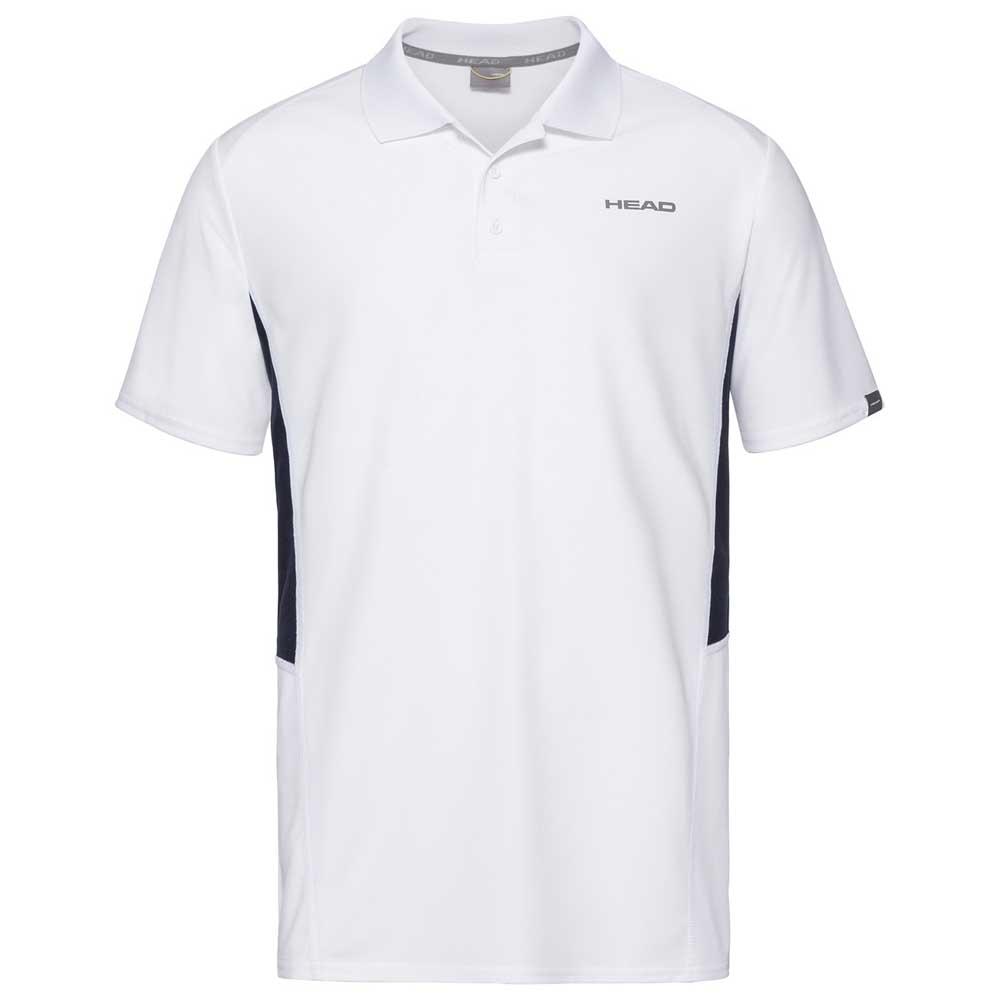 Head Racket Club Tech Short Sleeve Polo Shirt Blanc S Homme