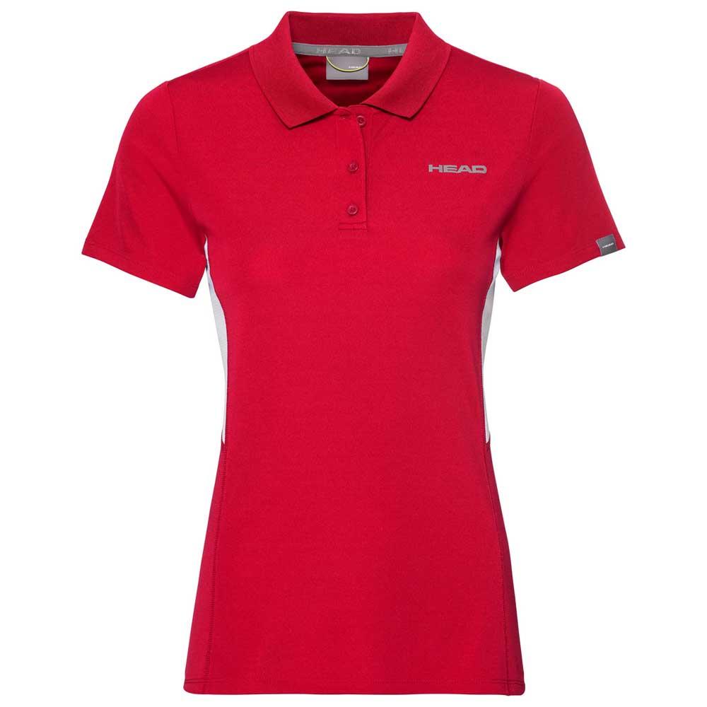 Head Racket Club Tech Short Sleeve Polo Shirt Rouge M Femme