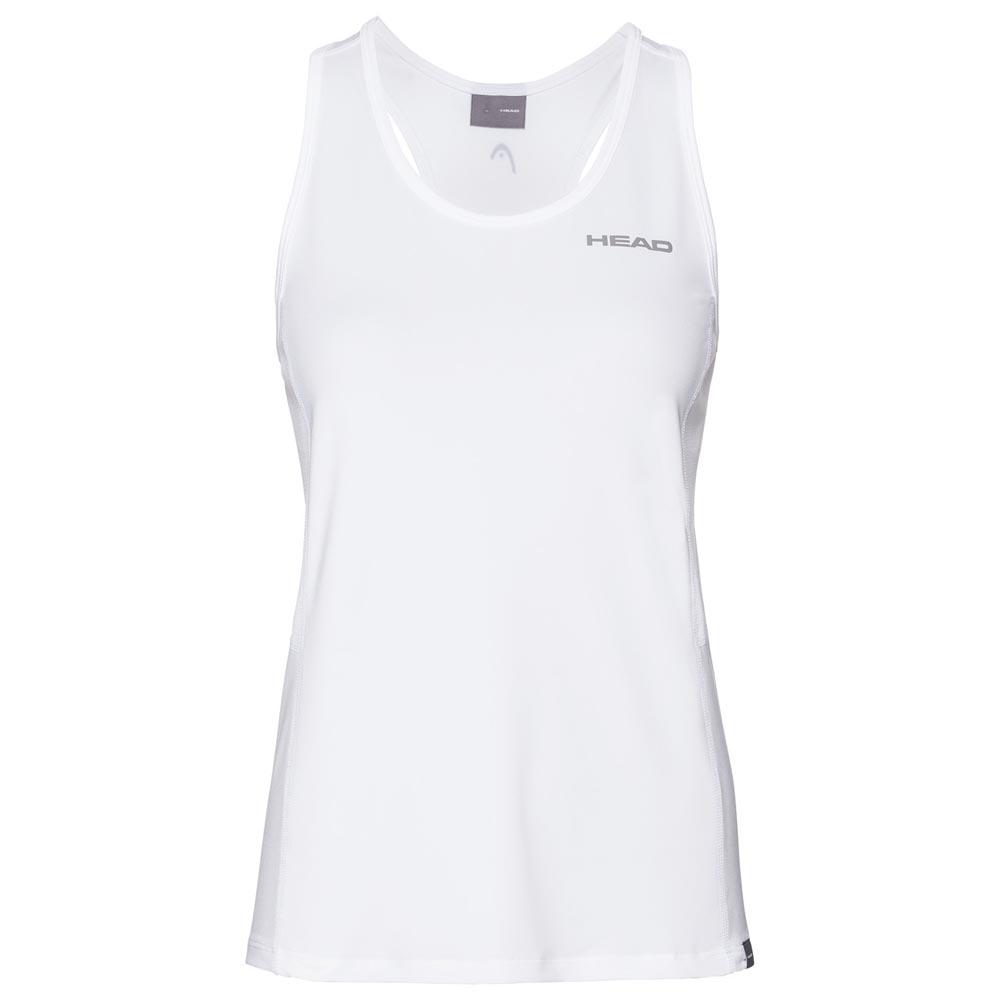 Head Racket Club Sleeveless T-shirt Blanc 128 cm Garçon