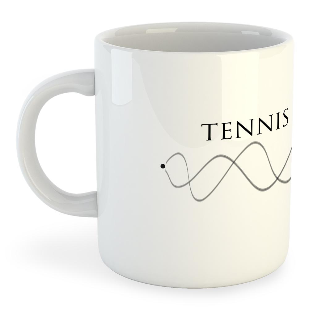 Kruskis Tennis Dna Mug 325ml Blanc