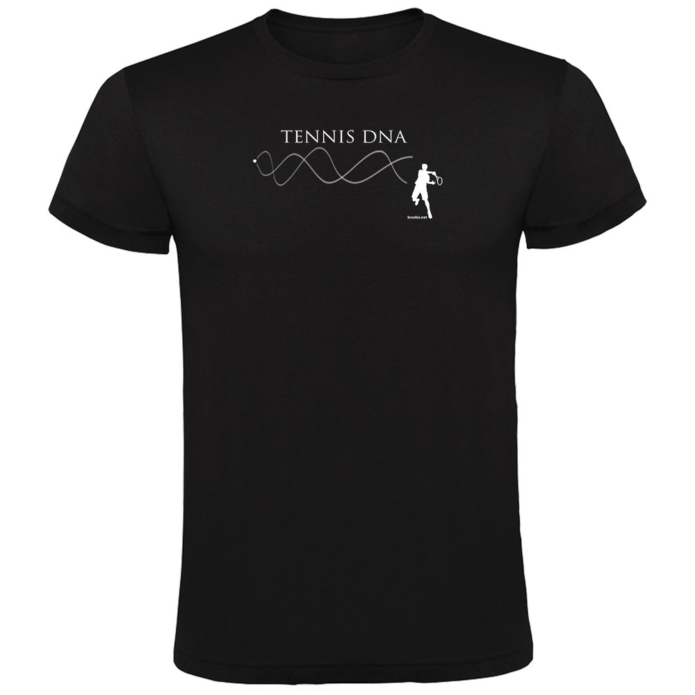 Kruskis Tennis Dna Short Sleeve T-shirt Noir XL Homme