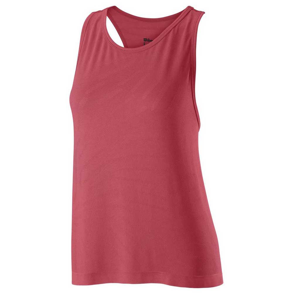 Wilson Competition Seamless Sleeveless T-shirt Rose XS Femme