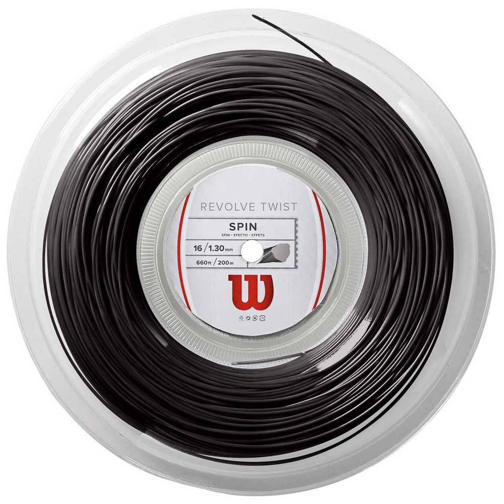 Wilson Revolve Twist 200 M Tennis Reel String Noir 1.25 mm