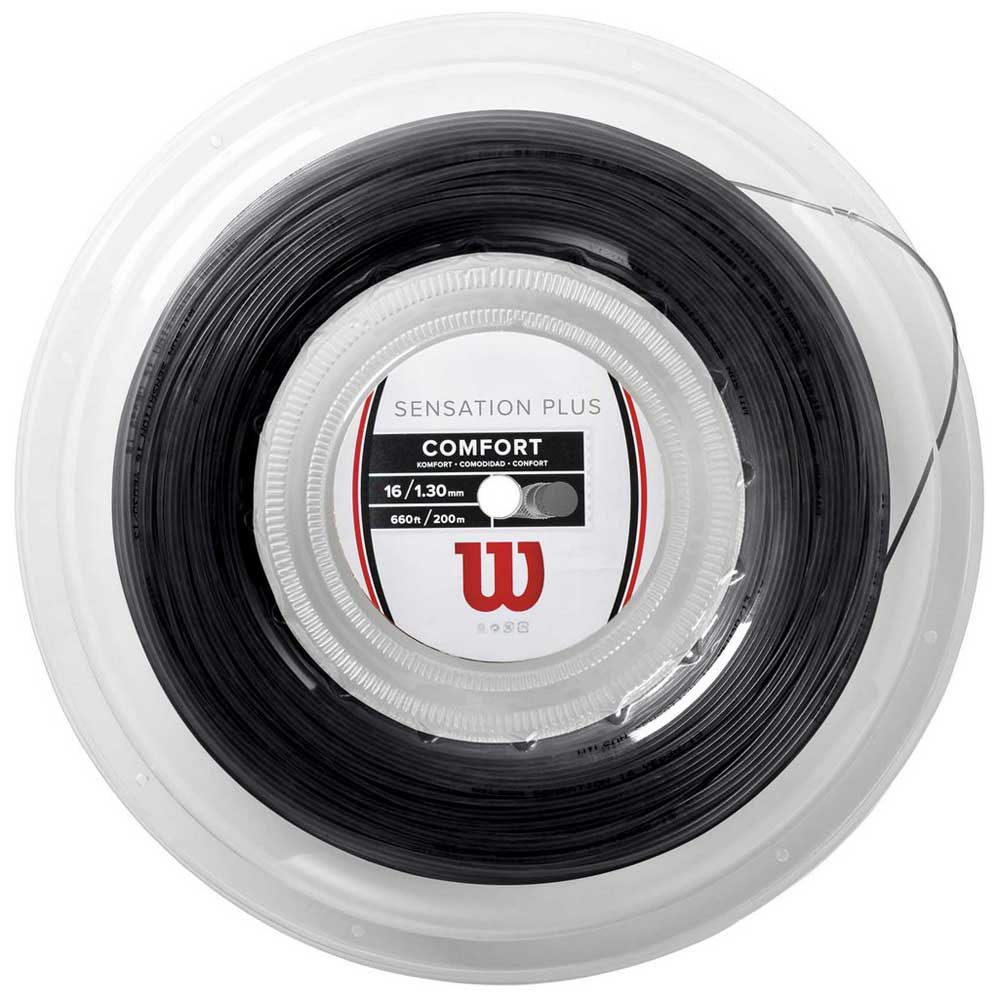 Wilson Sensation Plus 200 M Tennis Reel String Noir 1.34 mm