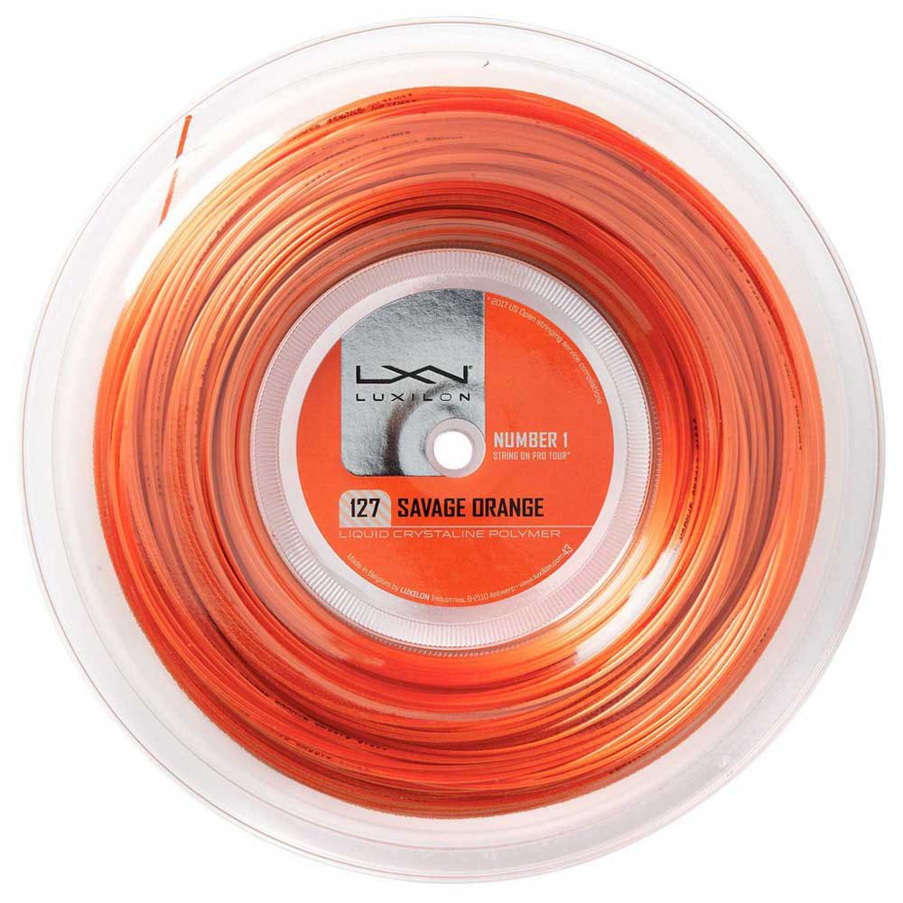 Luxilon Corde De Bobine De Tennis Savage 200 M 1.27 mm Orange