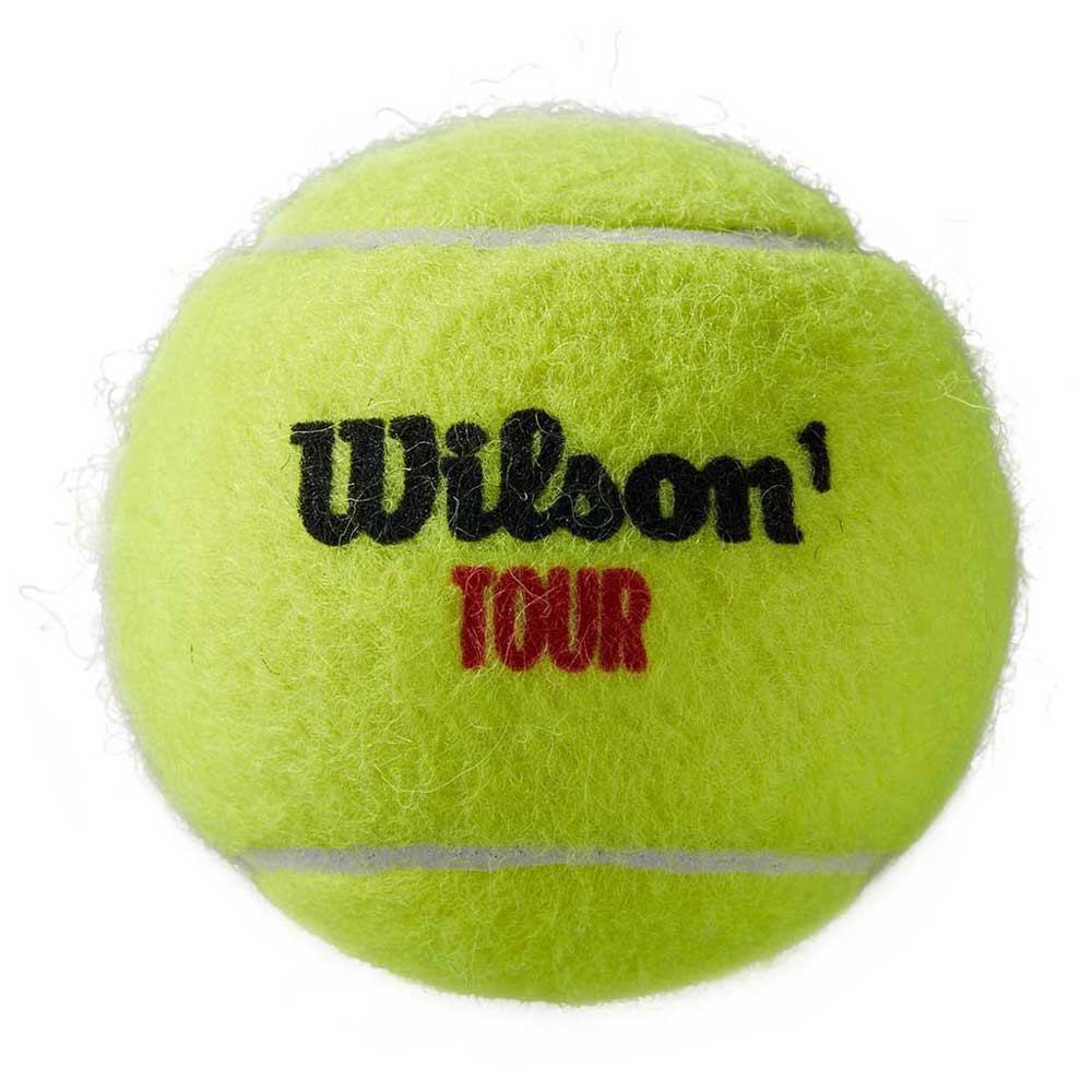 Wilson Balles Tennis Tour Premier Clay 4 Balls Black / Gold
