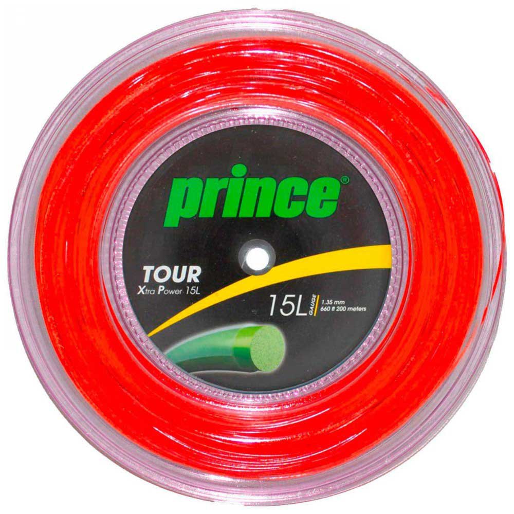 Prince Corde De Bobine De Tennis Tour Xtra Power 200 M 1.35 mm Red