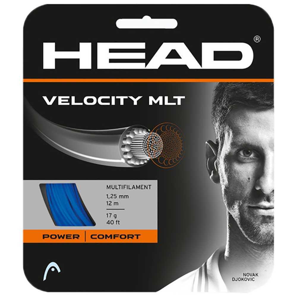 Head Racket Velocity Mlt 12 M Tennis Single String Bleu 1.30 mm