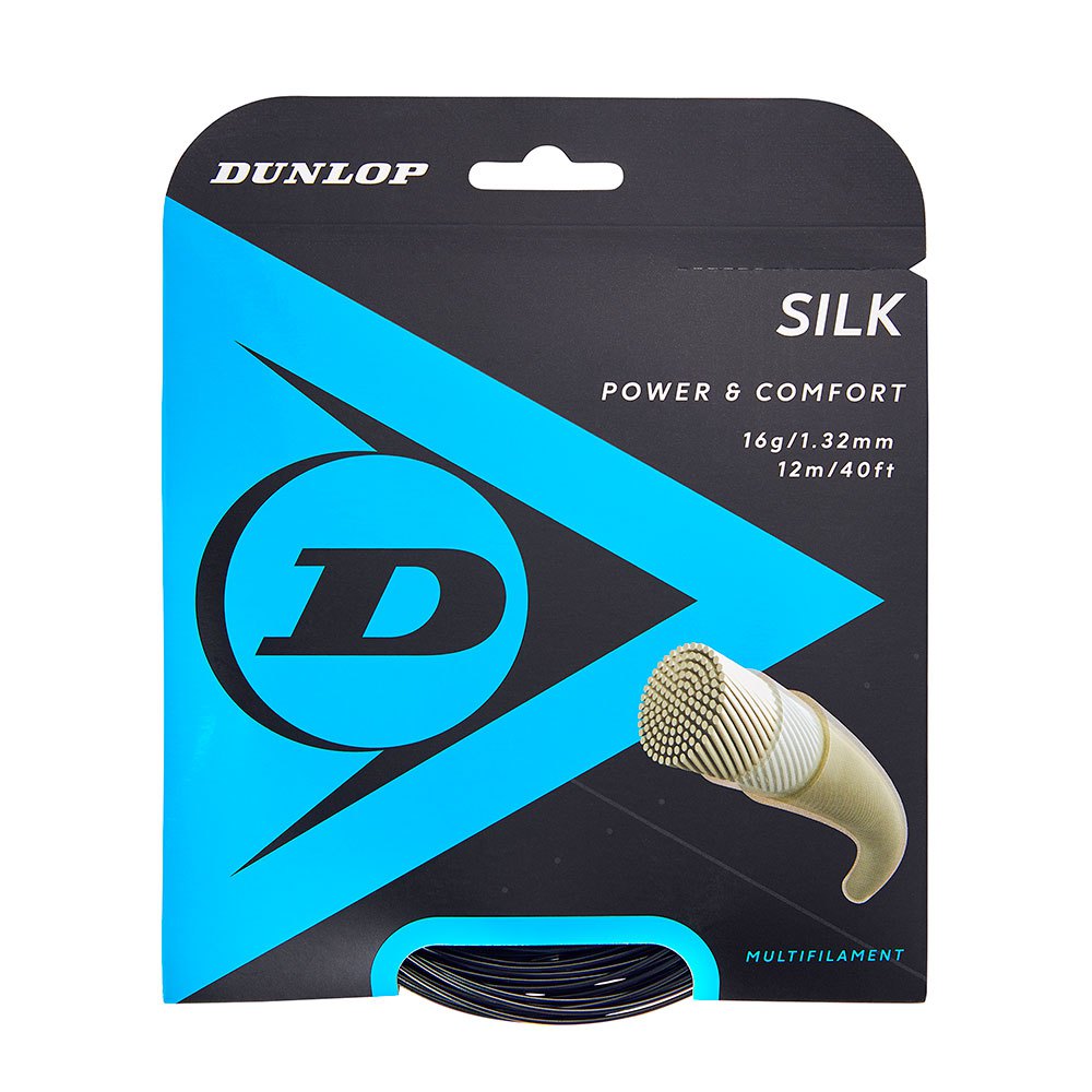Dunlop Corde Simple De Tennis Silk 12 M 1.22 mm Black