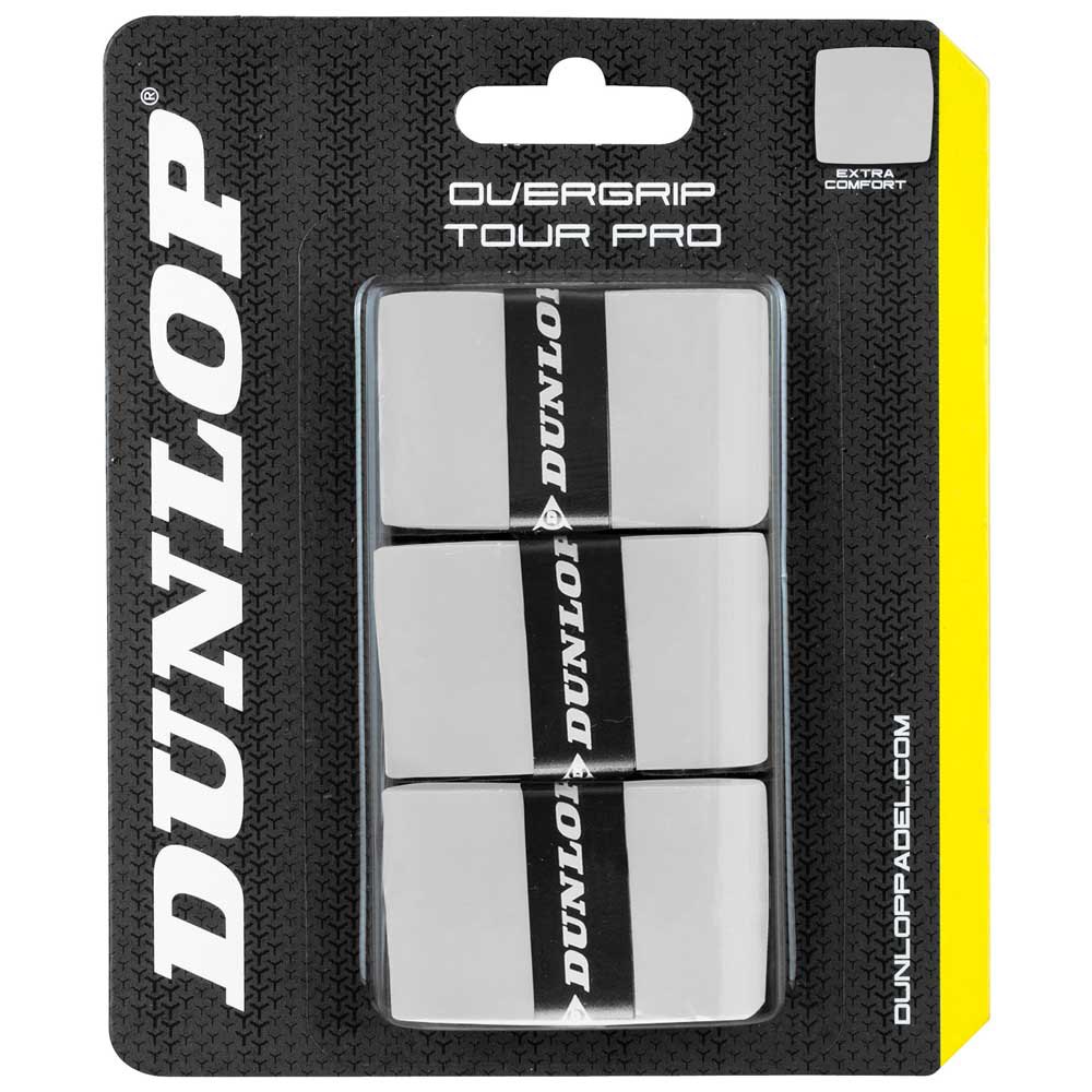 Dunlop Surgrip Padel Tour Pro 3 Unités One Size White