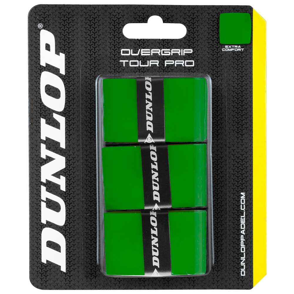 Dunlop Surgrip Padel Tour Pro 3 Unités One Size Green