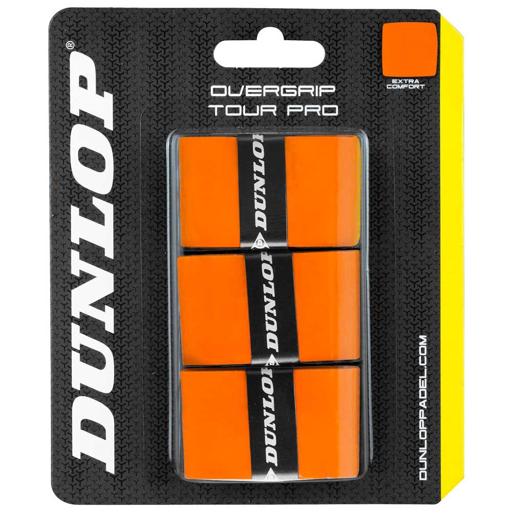 Dunlop Surgrip Padel Tour Pro 3 Unités One Size Orange