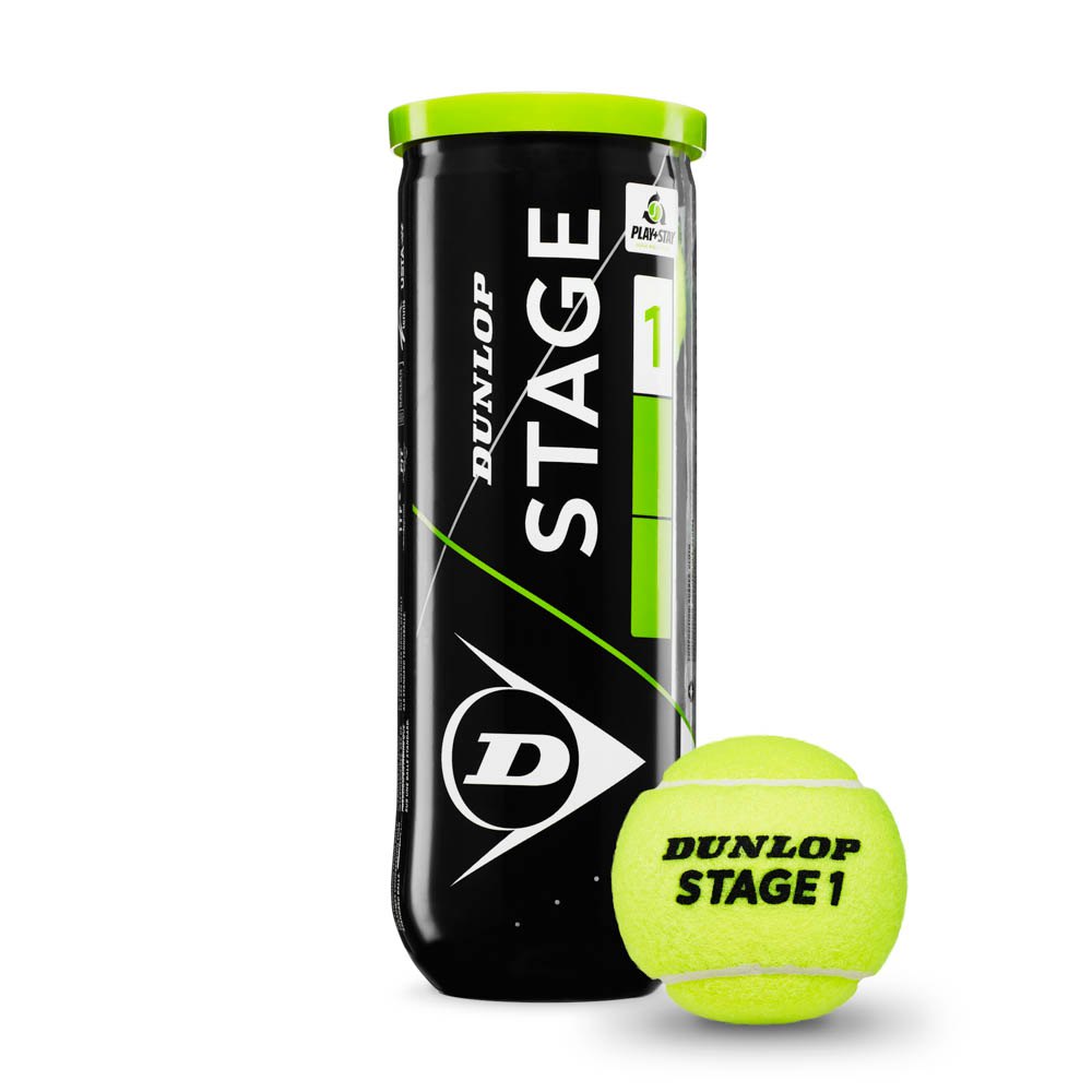 Dunlop Stage 1 Tennis Balls Jaune,Noir 3 Balls