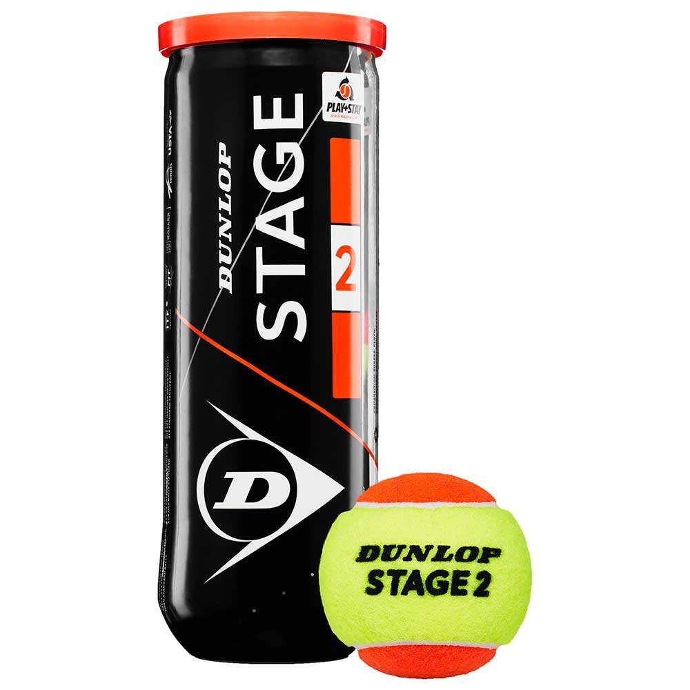 Dunlop Stage 2 Tennis Balls Jaune,Orange 3 Balls
