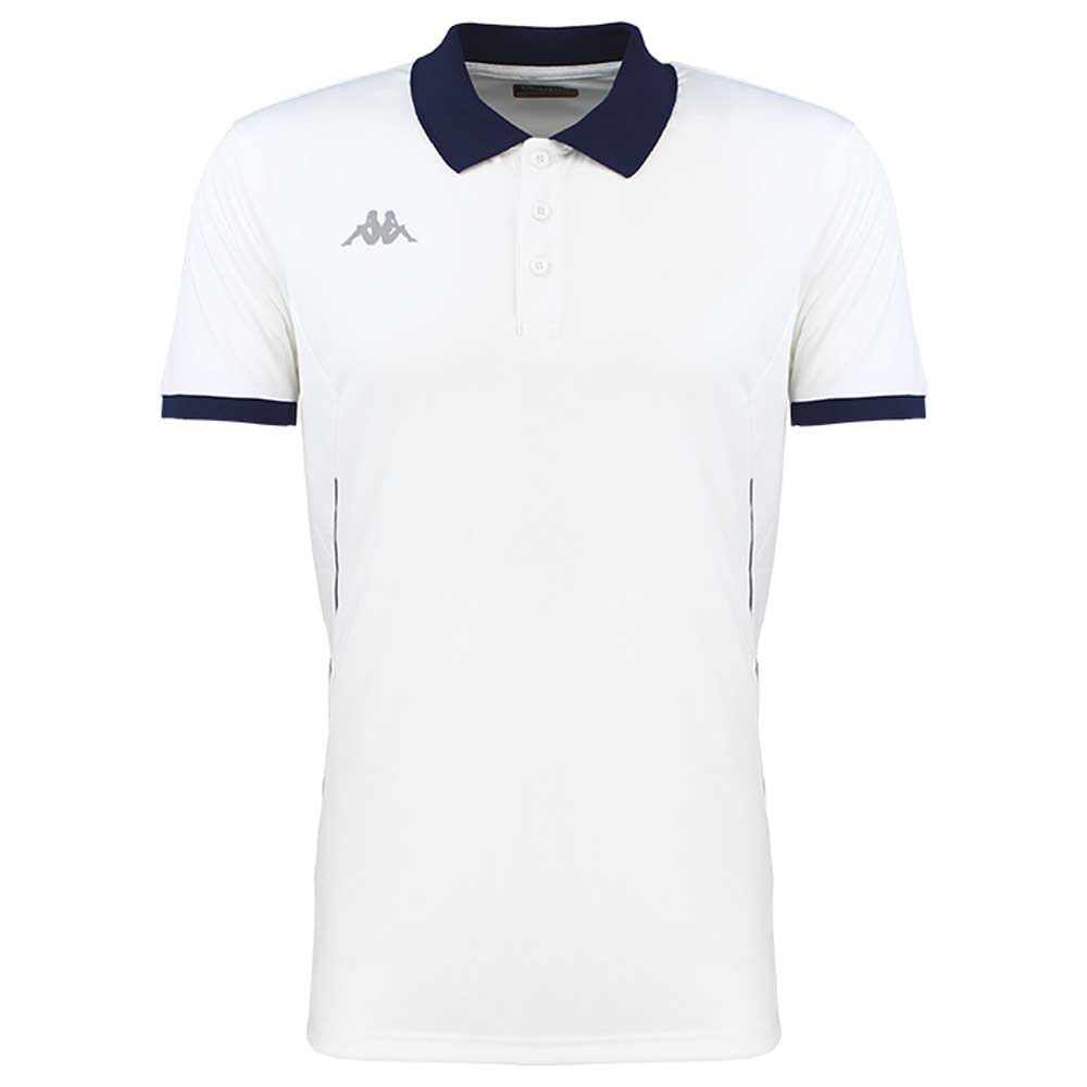 Kappa Faedis Short Sleeve Polo Shirt Blanc XL Homme