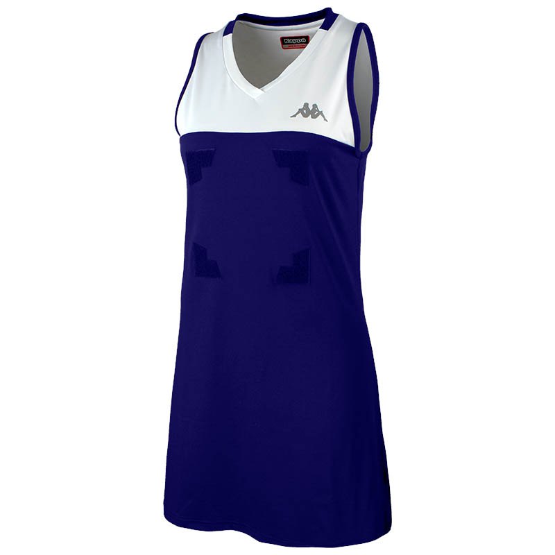 Kappa Heleni Front Velcro Short Dress Blanc,Bleu 10 Years