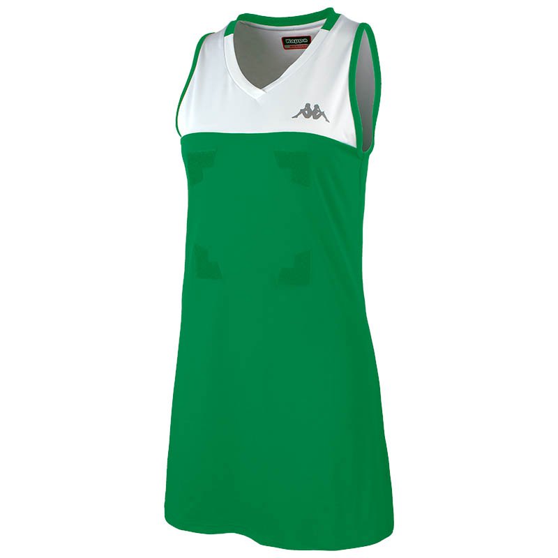 Kappa Heleni Front Velcro Short Dress Vert,Blanc 8 Years