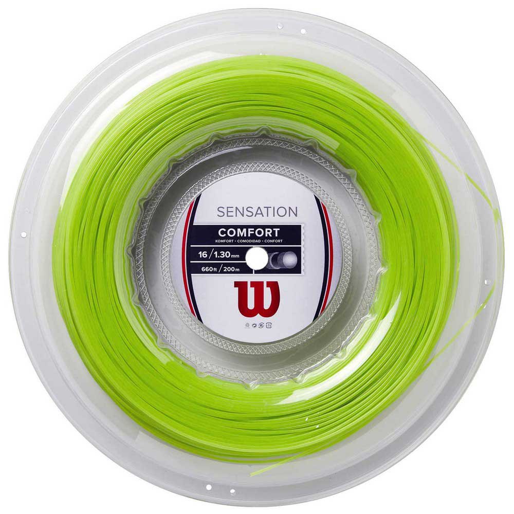 Wilson Cordage Bobine Tennis Sensation 200 M 1.30 mm Neon Green